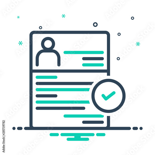 mix icon for recruitment 