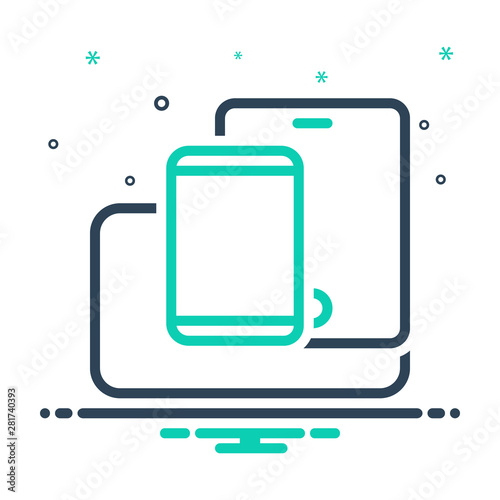 mix icon for responsive 