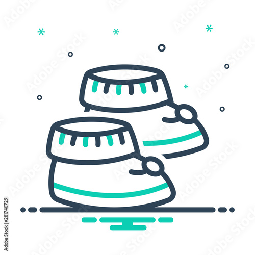  mix icon for booties