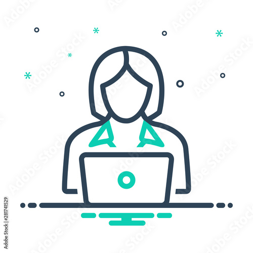 mix icon for worker 