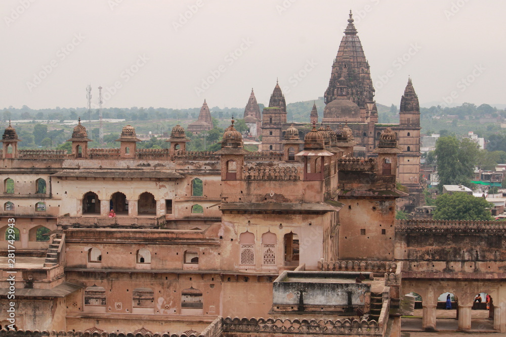 beautiful view point from Orchha fort