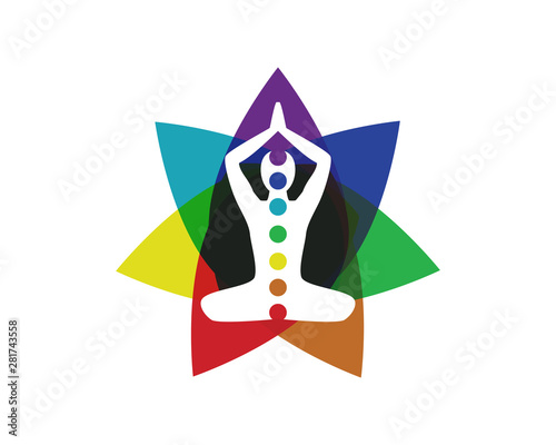 Yoga Posing with Chakra Elements