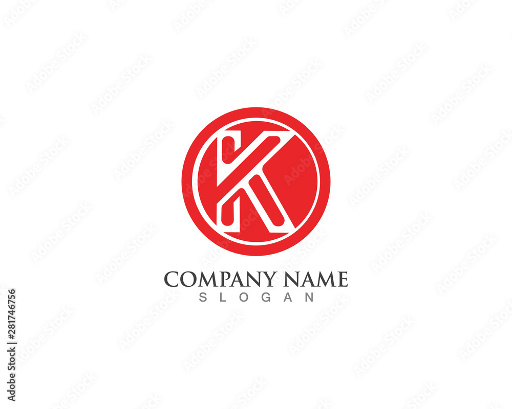 Leter K vector icons and logos template design Leter K vector icons and logos template design