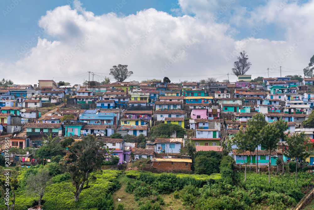 Fototapeta premium Nedugula/India-30.01.2019:The nedugula village in India