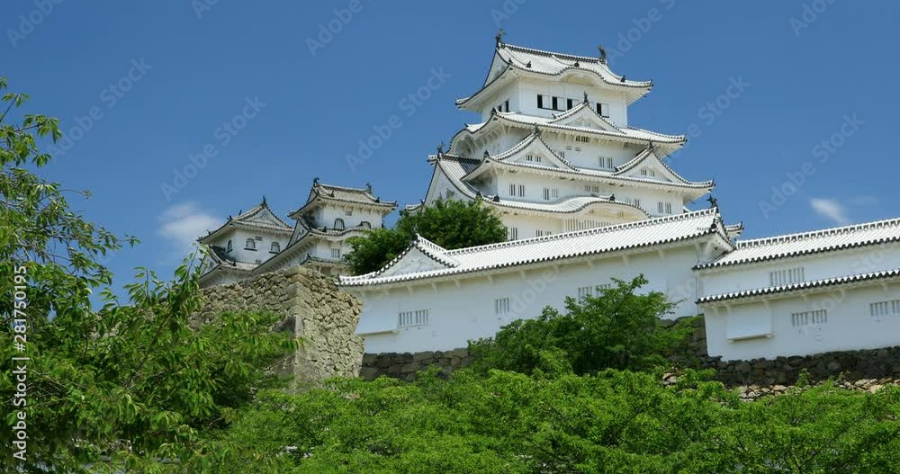 View of castle, Himeji, Hyogo Prefecture, Japan View of castle, Himeji, Hyogo Prefecture, Japan