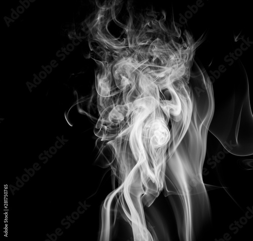 Fototapeta Naklejka Na Ścianę i Meble -  Smoke on black background