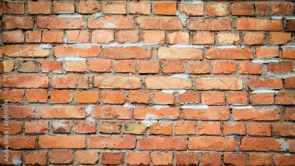 Brick wall background with space for your text and picture Brick wall background with space for your text and picture