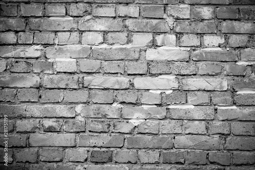 Brick wall background with space for your text and picture