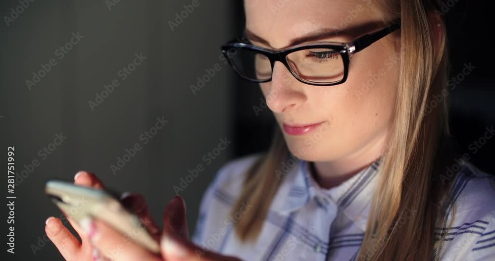 Businesswoman Using Wireless Computer At Workplace Businesswoman Using Wireless Computer At Workplace