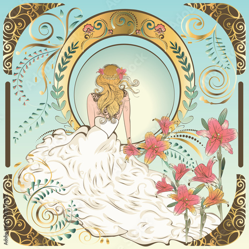Art nouveau bride