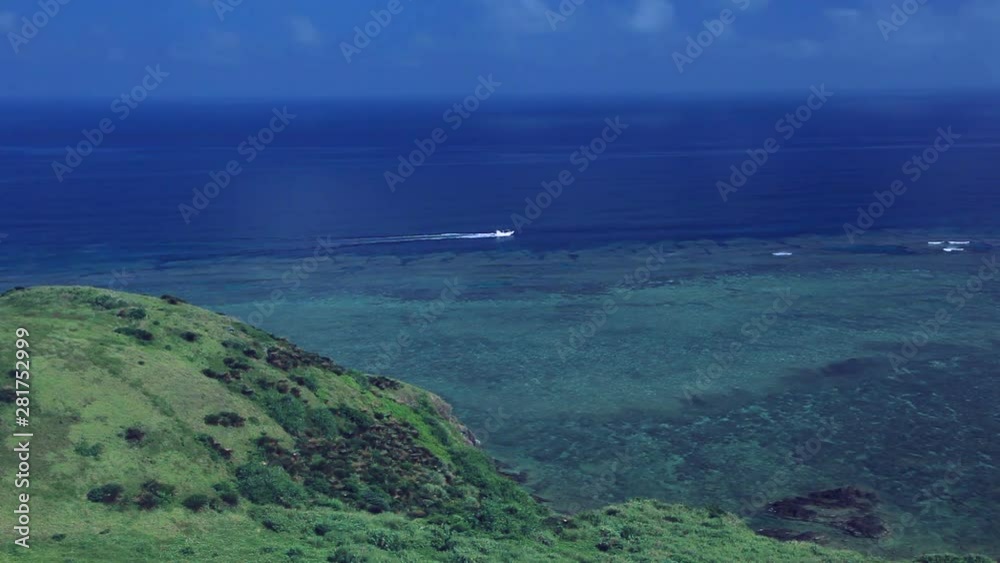 Ships on sea, Ishigaki City, Ishigaki Island, Okinawa Prefecture Ships on sea, Ishigaki City, Ishigaki Island, Okinawa Prefecture