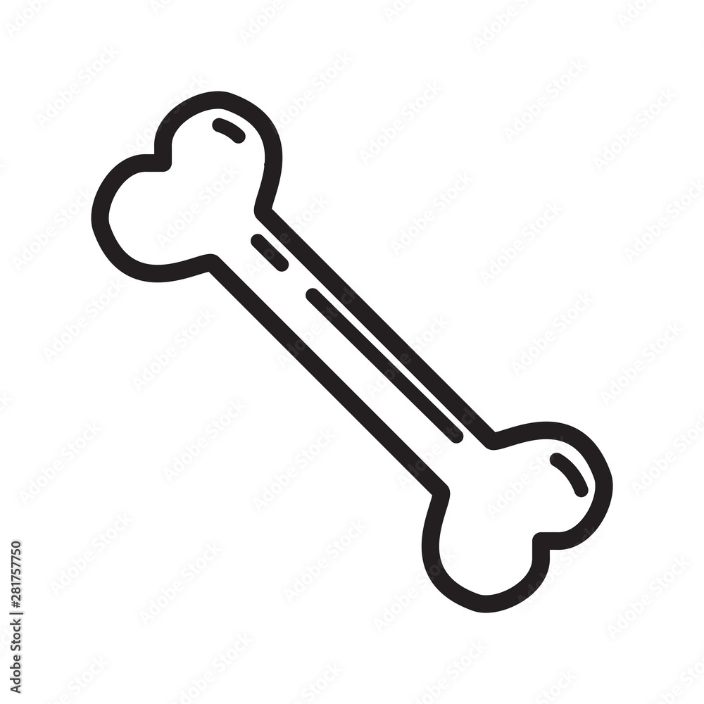 bone illustration icon bone illustration icon