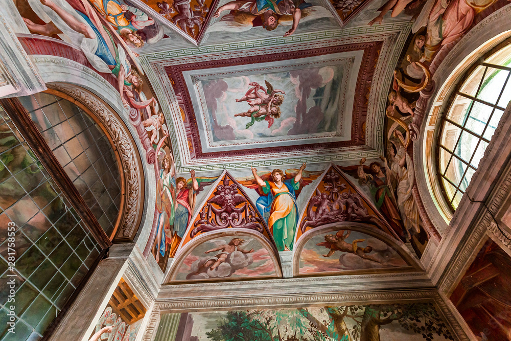 Chapel of Sacro monte di Orta, Orta san Giulio, italy StockFoto
