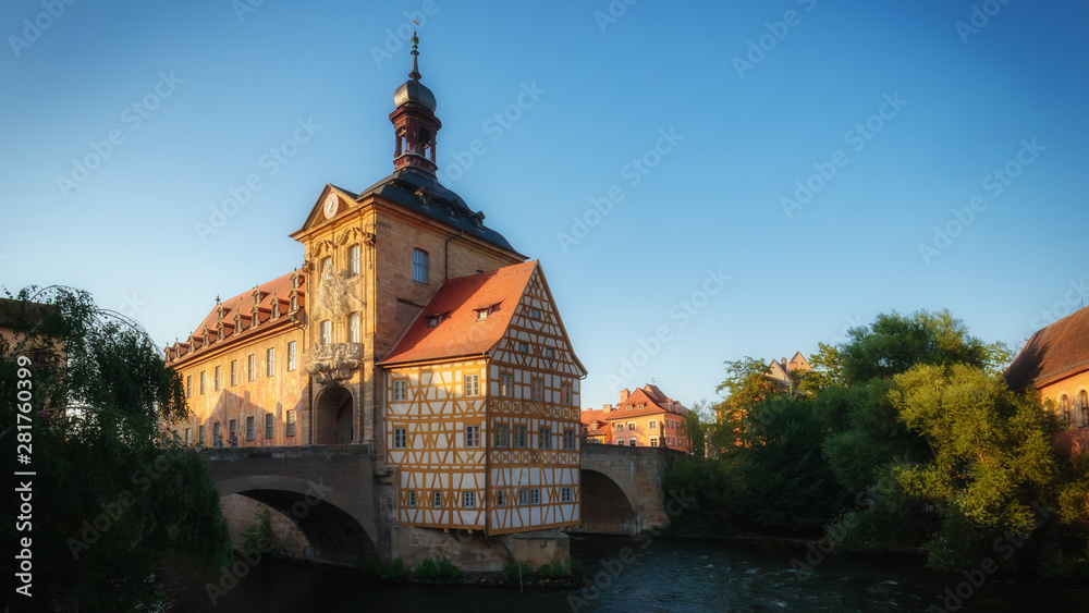 Bavarian City of Bamberg in Oberfranken, Germany in Europe