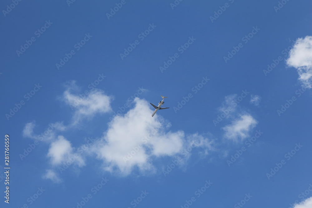 Big plane in the sky. Big plane in the sky.