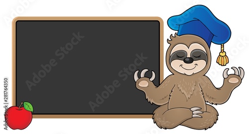 Sloth teacher theme image 2