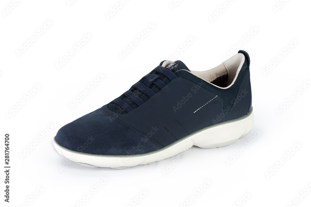 Male shoes ankle boots isolated on white background