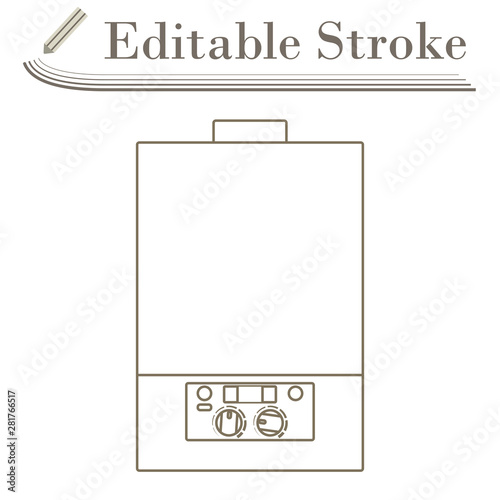 Gas Boiler Icon