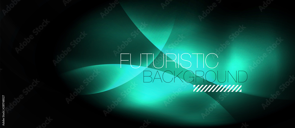 Shiny neon circles abstract background Shiny neon circles abstract background