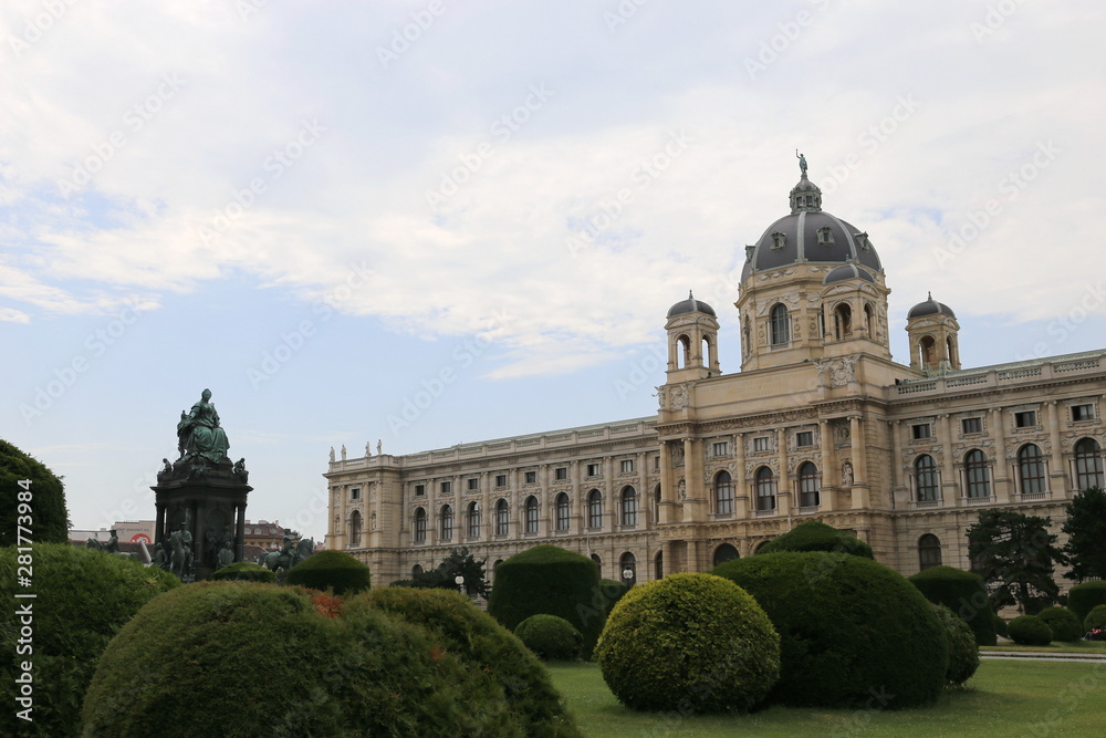  Buildings of the Natural History Museum in Vienna, Austria