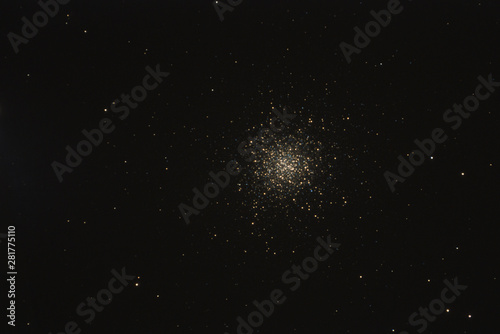 The Hercules Globular Cluster (Messier 13) in the constellation Hercules as seen from Mannheim in Germany. photo