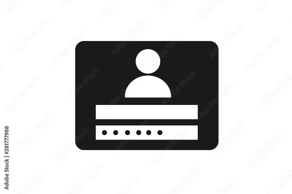 Customer,user or admin login system dashboard icon Customer,user or admin login system dashboard icon