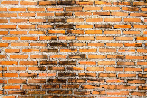 Brick wall texture background suitable make materials for 3d wall of interiors design and wallpaper background.
