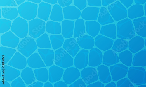 Abstract background of pool water, vector art illustration.