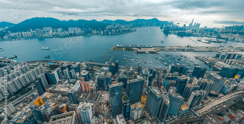 Photography hong kong Kwun Tong at aerial view