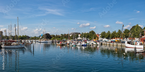 Harbor of Eckernförde panorama