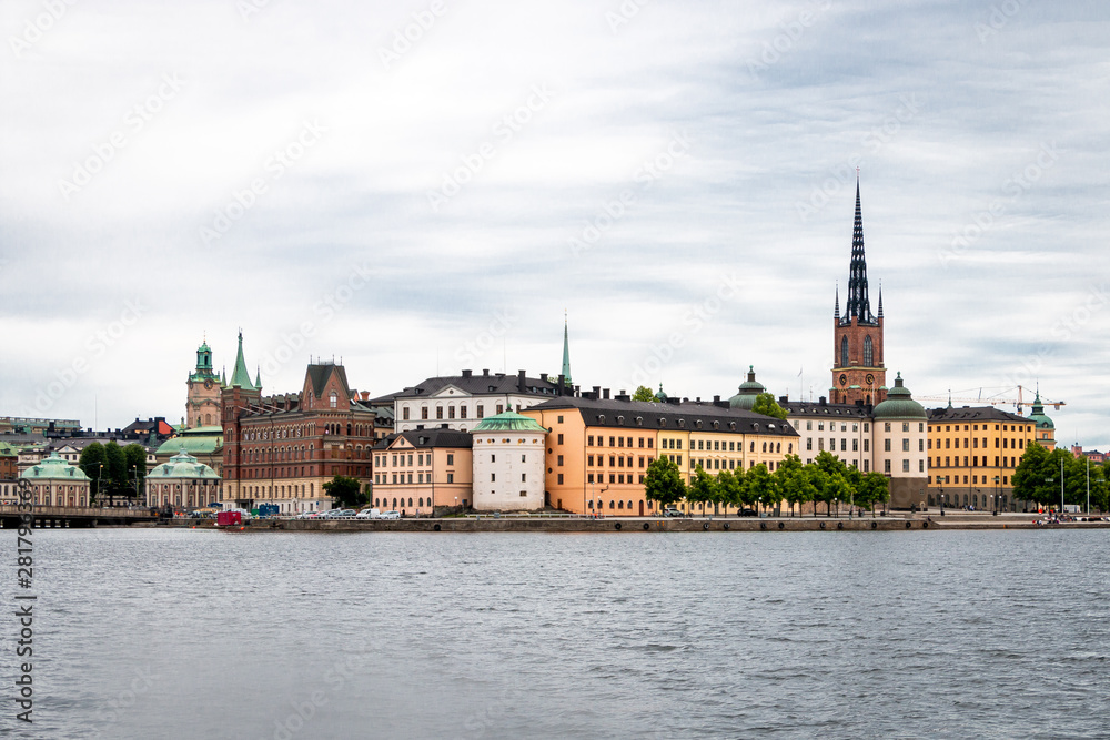 Stockholm in Sweden a touristic attraction in Scandinavia with nice museums and beautiful buildings 