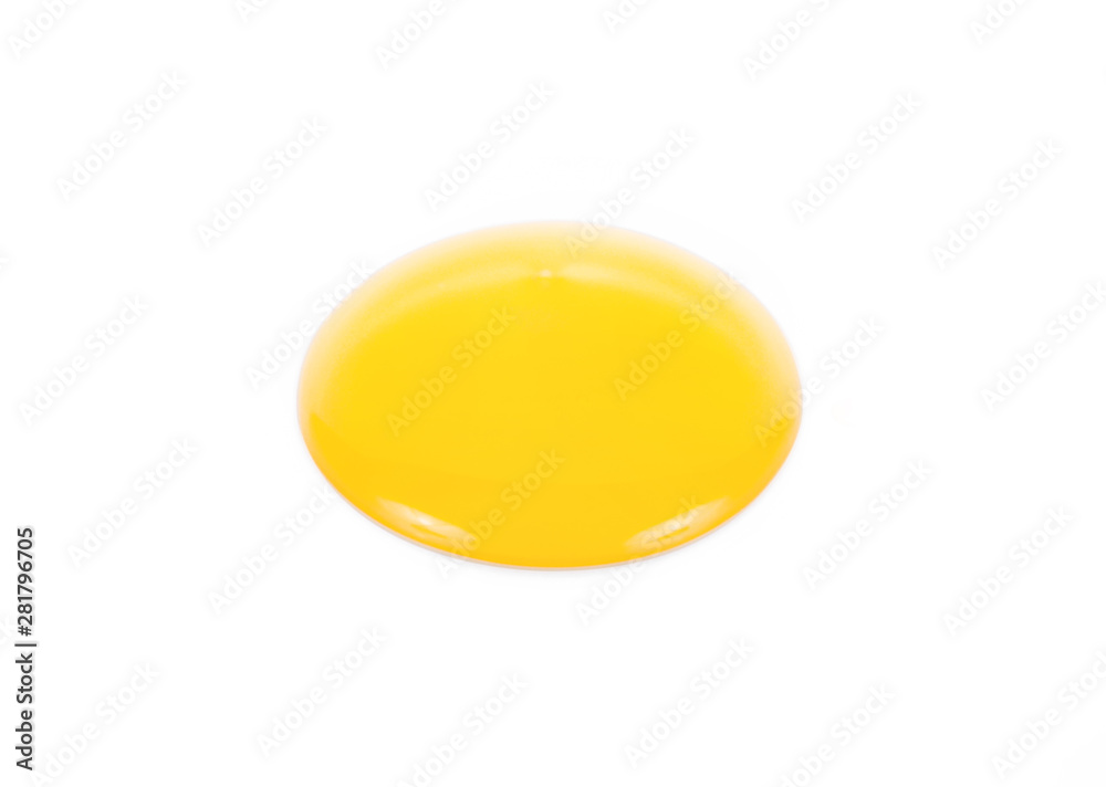 Honey isolated on white background. Top view Honey isolated on white background. Top view