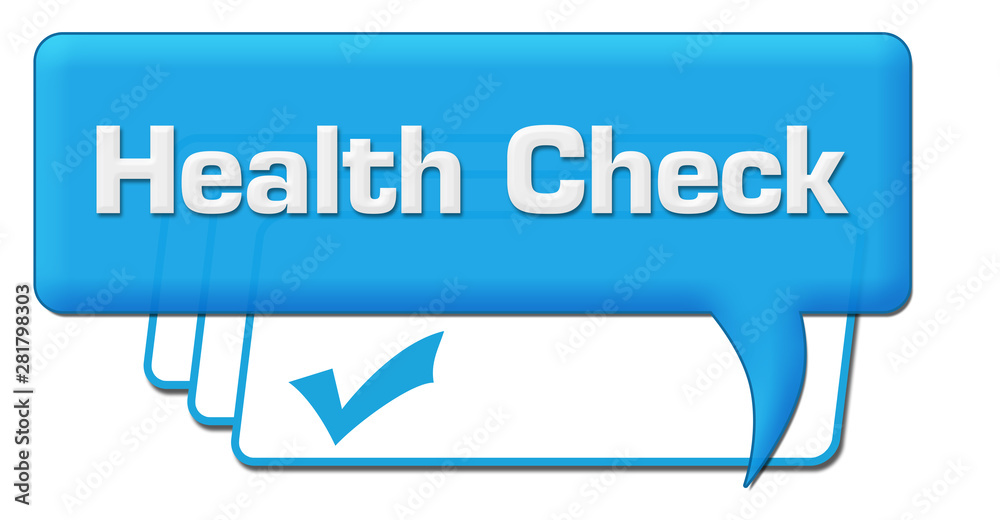 Health Check Blue Lines Comment Symbol Health Check Blue Lines Comment Symbol
