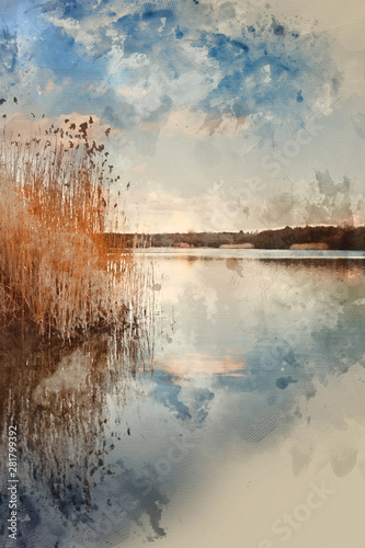 Digital watercolour paintin...