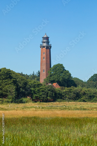 Neuland lighthouse at Behrensdorf, Baltic Sea coast, Germany © eyewave