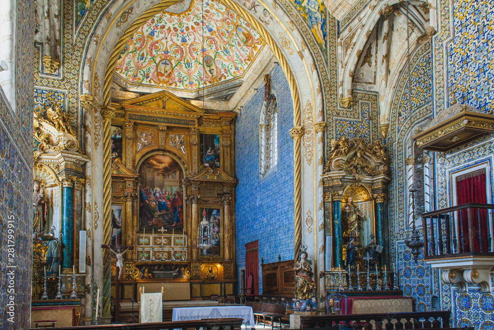 altar in a baroque capela