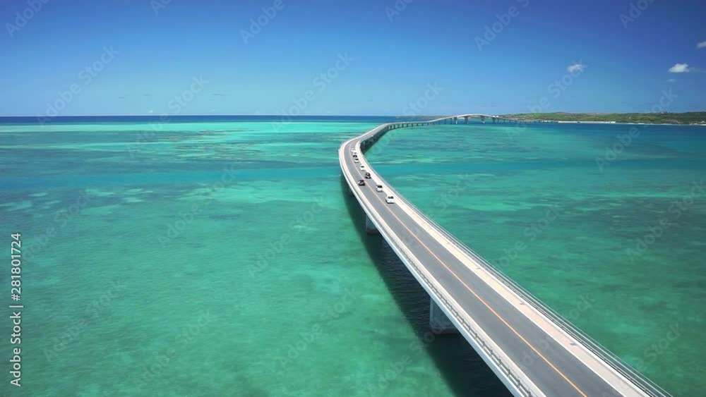 Drone shot of bridge Drone shot of bridge