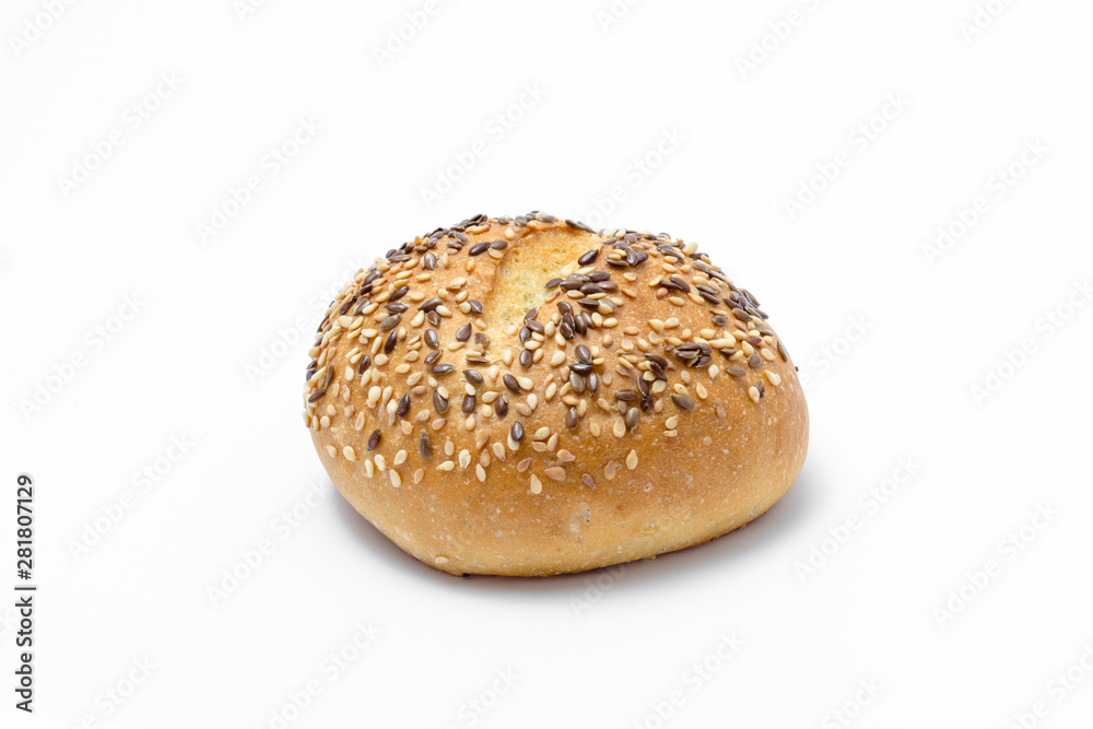 baking bread in detail isolated on white background close up baking bread in detail isolated on white background close up