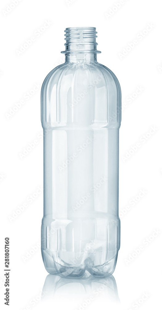 Fotka „Front view of new empty plastic clear water bottle“ ze služby Stock  | Adobe Stock