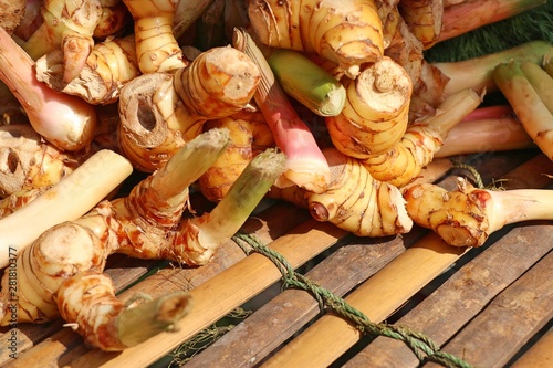 Galangal at the street food
