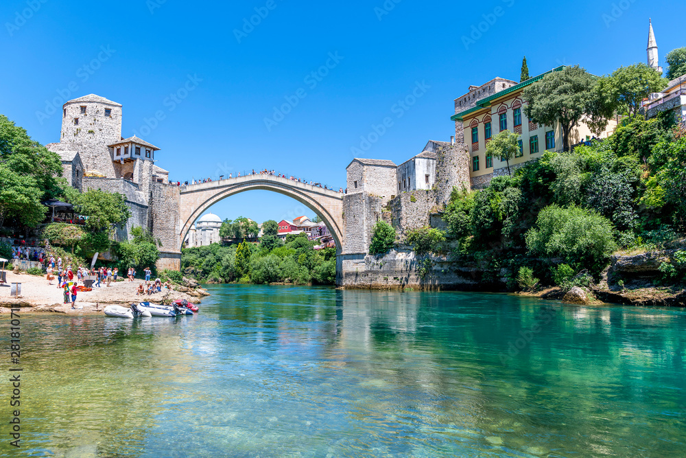 The Old Bridge (Stari Most) in Mostar, Bosnia and Herzegovina