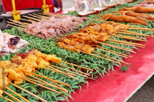 Grilled squid at street food