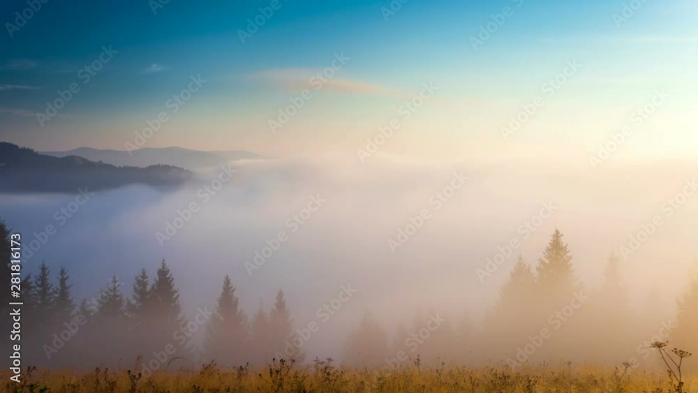 Time lapse very beautiful nature of Ukraine mountains, view Highlands, Moving clouds. Time lapse very beautiful nature of Ukraine mountains, view Highlands, Moving clouds.