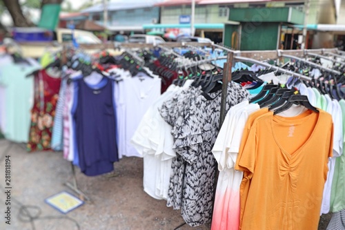 shop clothes for sales at market