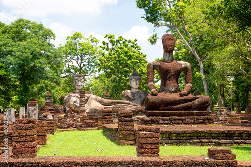 Kamphaeng Phet Historical Park, World Heritage Site. photo