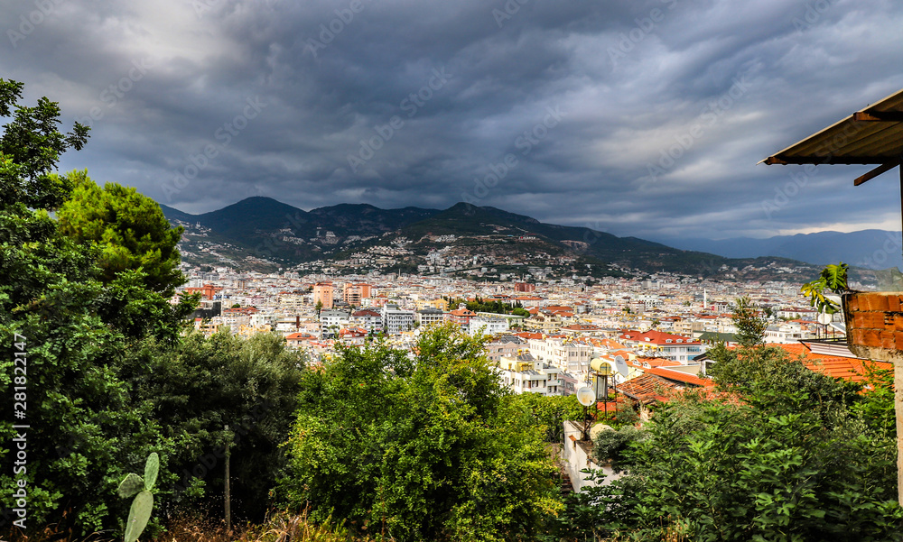 panoramic view of the city of turkey