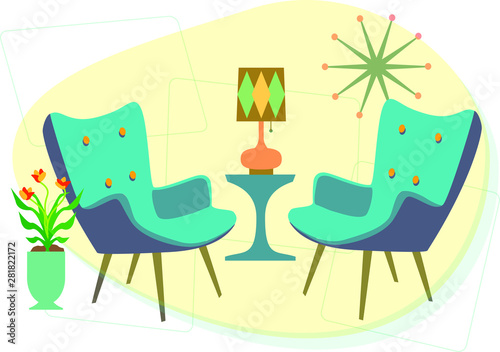Mid Century Modern Arm Chairs