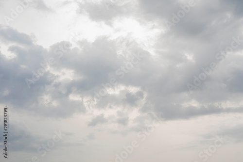 Fototapeta Naklejka Na Ścianę i Meble -   sky color with clouds background photo