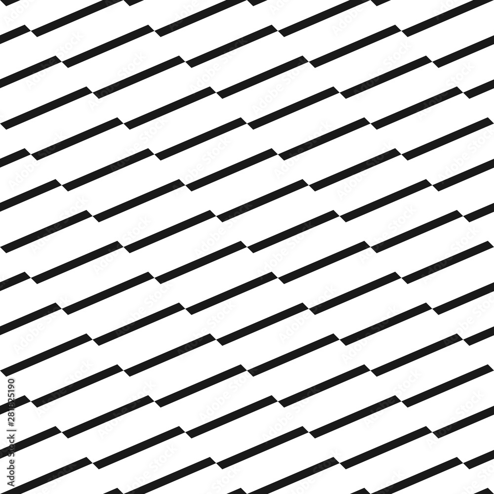 Seamless pattern with geometric stripes.