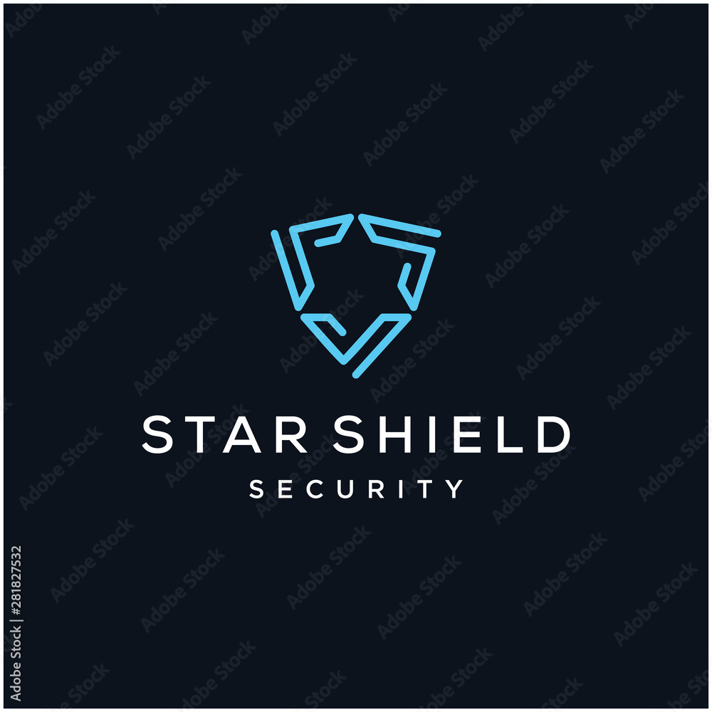 digital shield security vector icon logo design digital shield security vector icon logo design